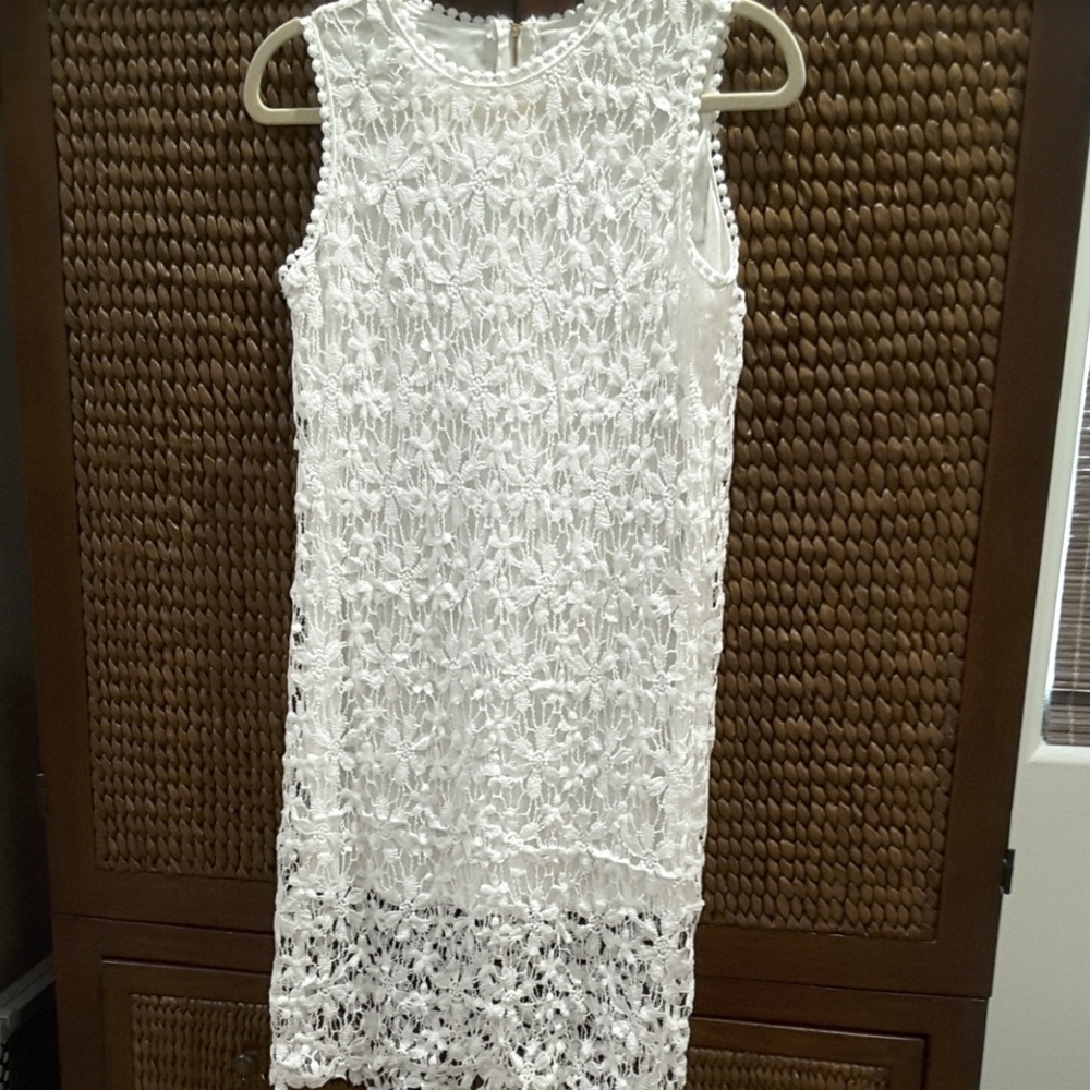 White lacey dress